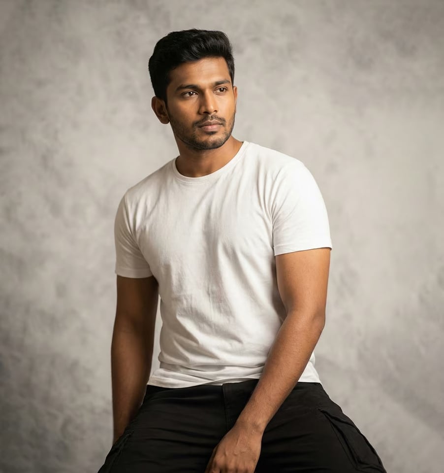 Plain Half Sleeve T-Shirts