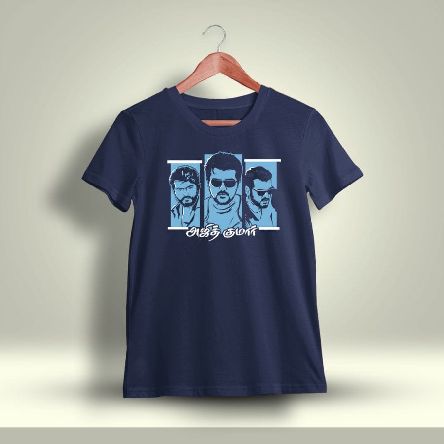 Ajith Kumar T-Shirt For Men - Half Sleeve