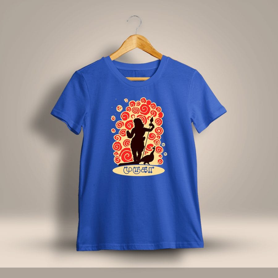 Muruga God Murugan T-Shirt For Men - Half Sleeve